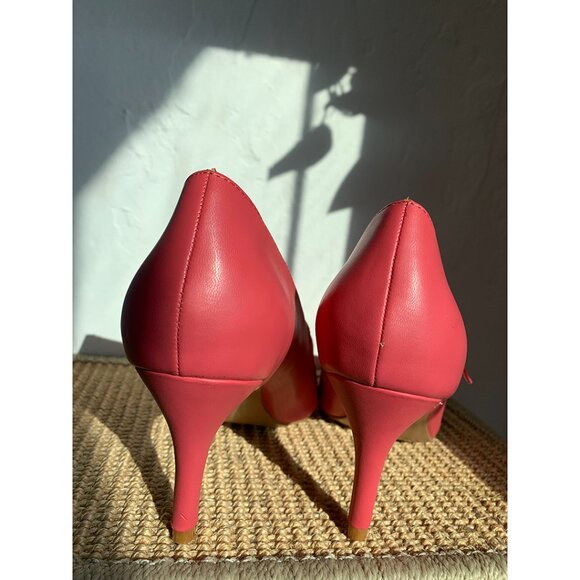 Journee Collection Pumps, Mary Jane Style | Make Coral Pink Your POP of color - Picture 9 of 11
